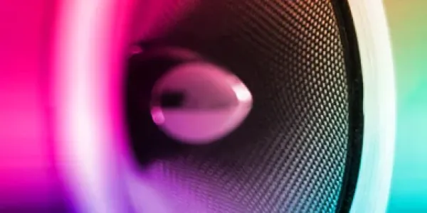 Multi-colored speaker