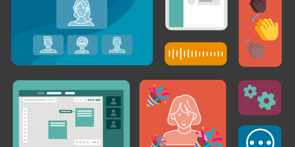 Several vignettes representing the ew zoom features 