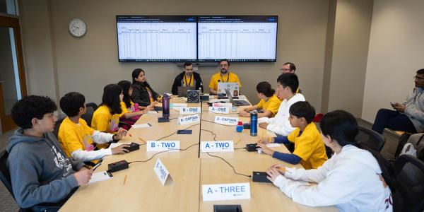 Participants compete at the 2025 middle school science bowl
