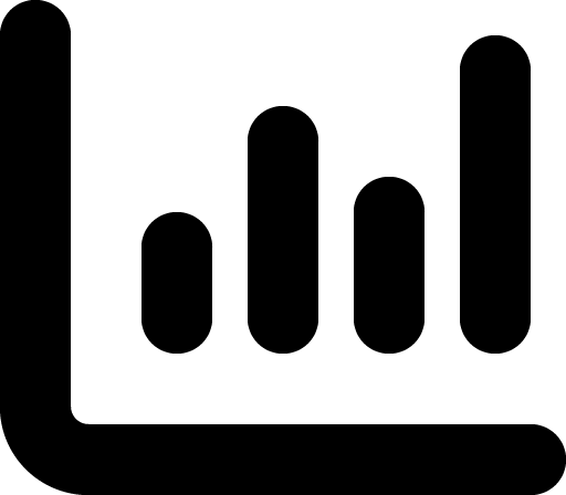 Chart black icon