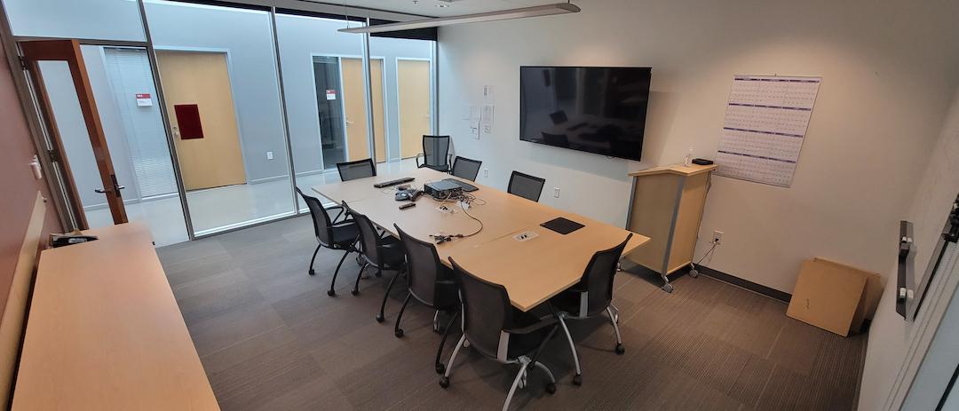 meeting tables , chairs and display Tv