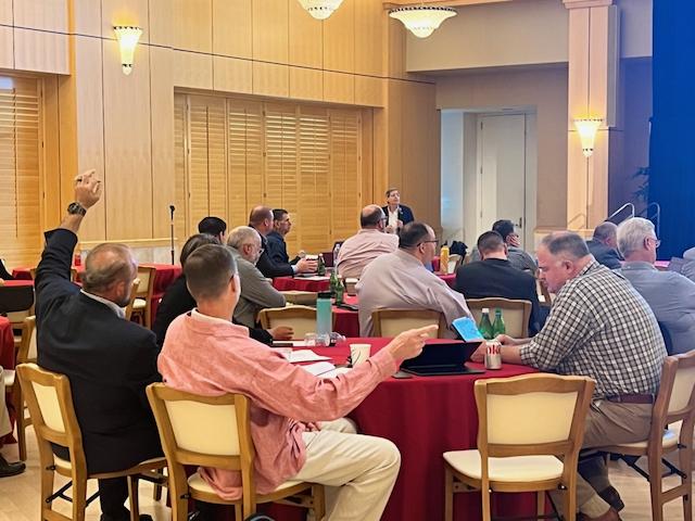 groups meeting in conference room